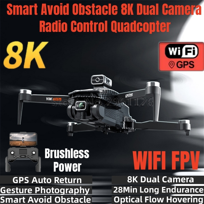 Drone Rc Fpv Manual - Drone Quadcopter mainan kamera ganda, pesawat