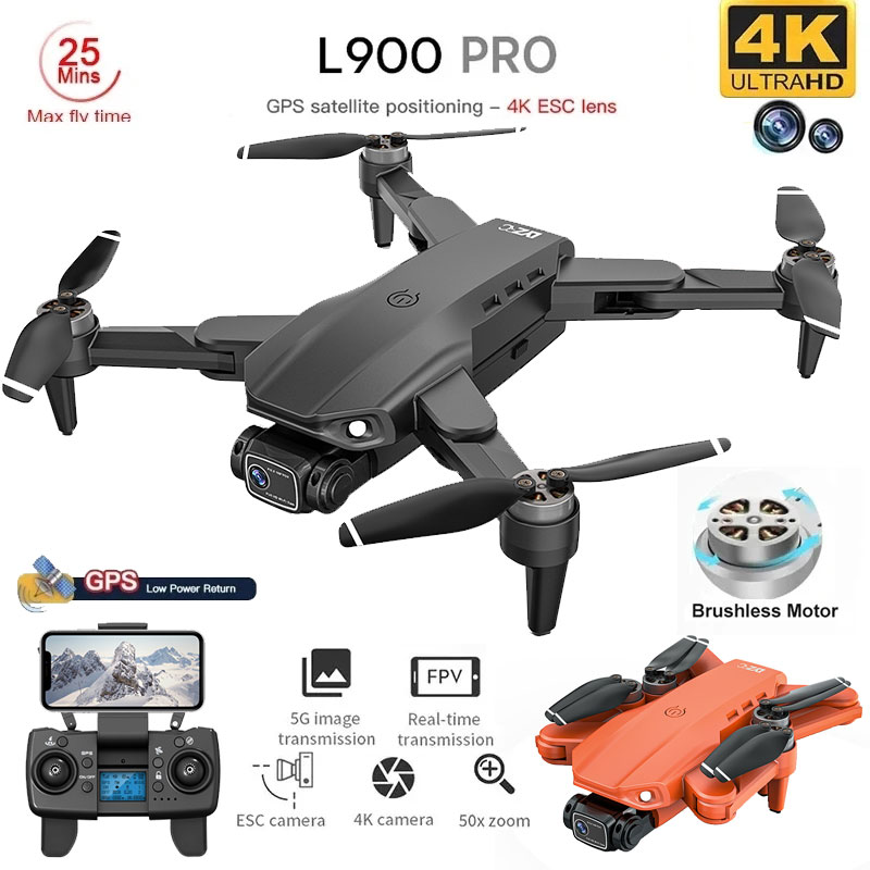 Drone Rc Pro - L900 Pro Drone mainan kamera ganda