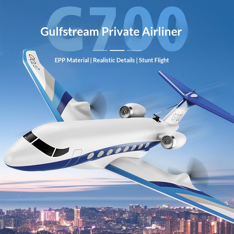 Rc Wing Glider - Pesawat Remote Control Baru Z67 Gulfstream