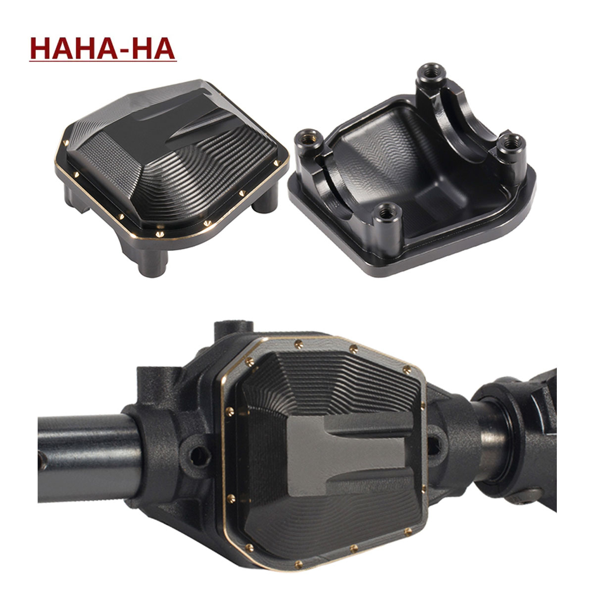 Rc Crawler Axle Parts - Sarung Diff kuningan lapisan hitam 33g,