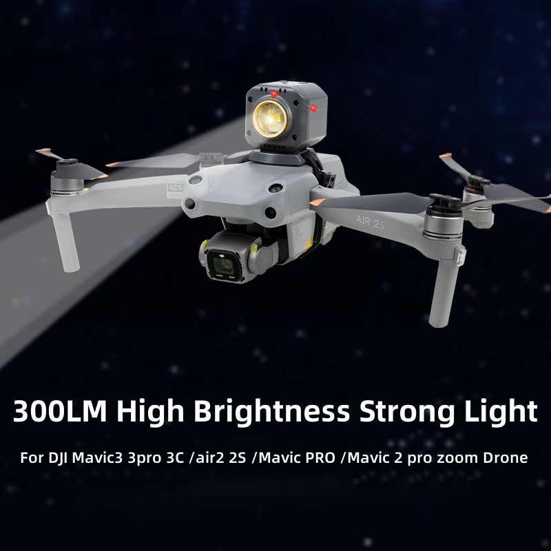 Drone Rcfpvpro - Lampu Sorot Malam 300LM Kecerahan Tinggi