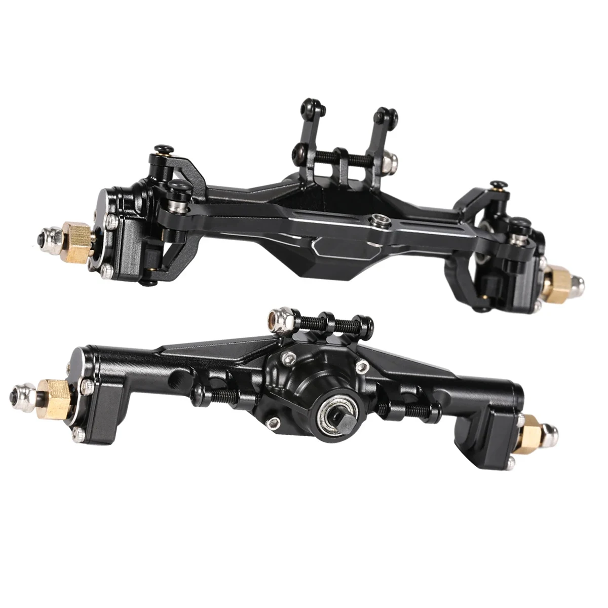 Rc Crawler Axle Parts - TRX4M aluminium depan belakang Portal gandar