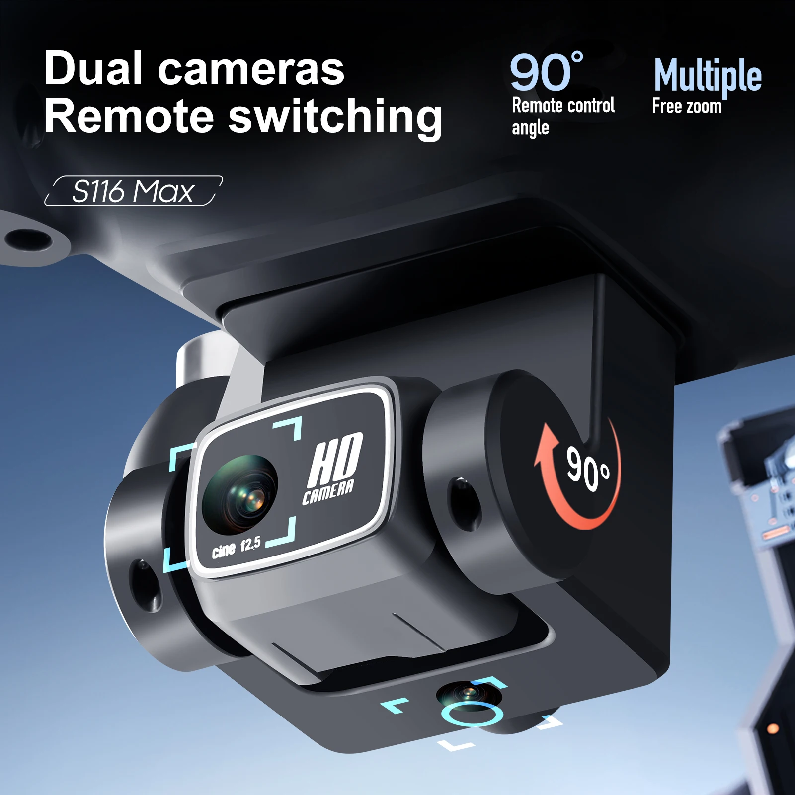 Drone HD 5G Baru S116 MAX yang - Esc 4In1 Brushless ulasan dan harga