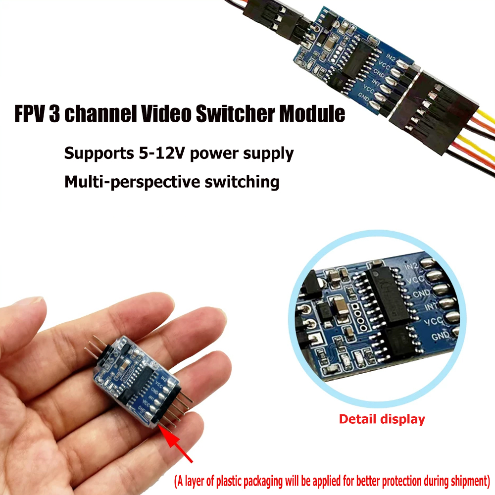 Modul Pengalih Video 3 Saluran - Drone Rc2 ulasan dan harga