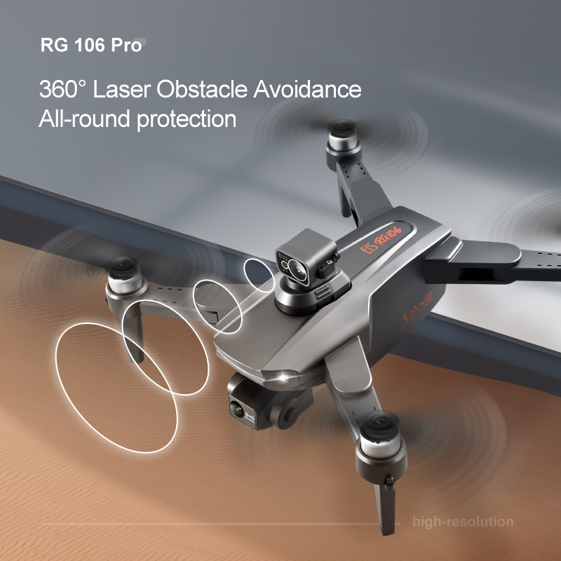 RG106 PRO Drone 8K Kamera Gand - Drone Rc Fpv Manual ulasan dan harga