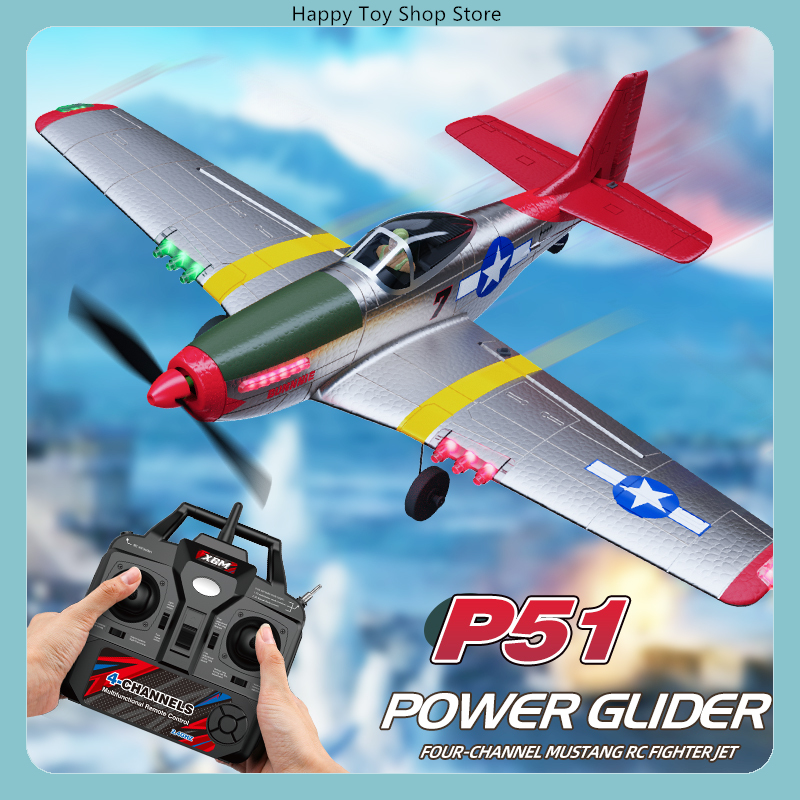 BM26 4CH P-51 Mustang RC Fight - Rc Wing Glider ulasan dan harga