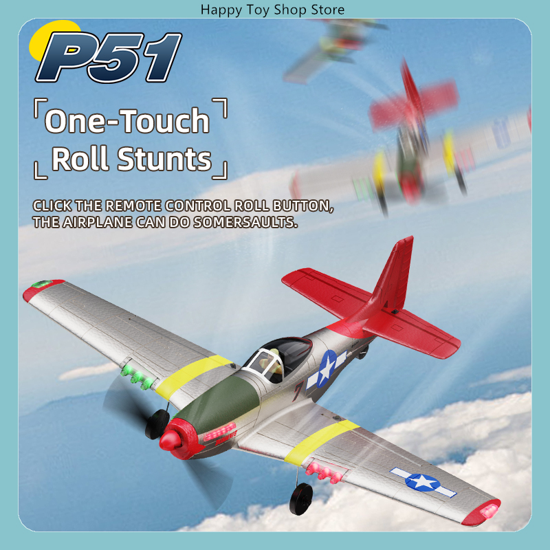 BM26 4CH P-51 Mustang RC Fight - Rc Wing Glider ulasan dan harga