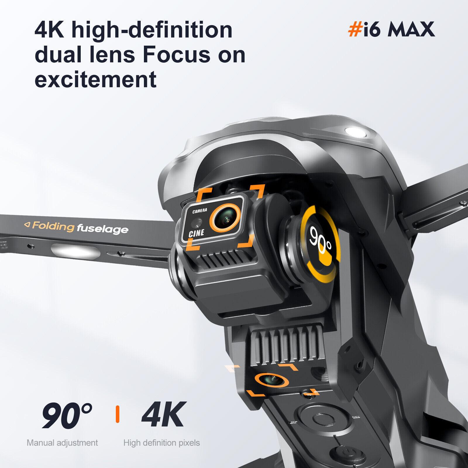 I6 MAX Drone WIFI FPV ESC 4K K - Esc 4In1 Brushless ulasan dan harga