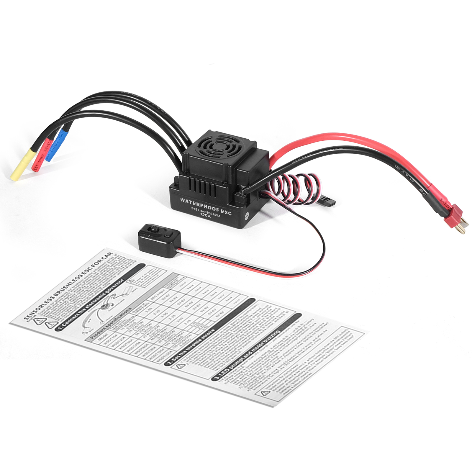 Peningkatan Sensorless 120A Br - Esc 4In1 Brushless ulasan dan harga