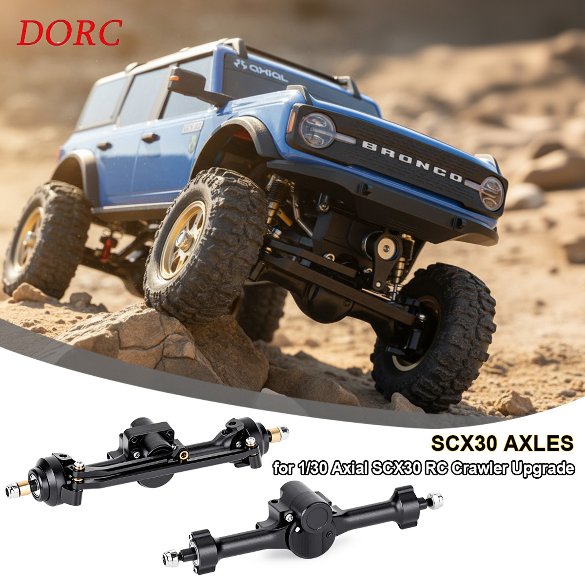 Set As Roda Depan & Belakang A - Rc Crawler Axle Parts ulasan dan harga