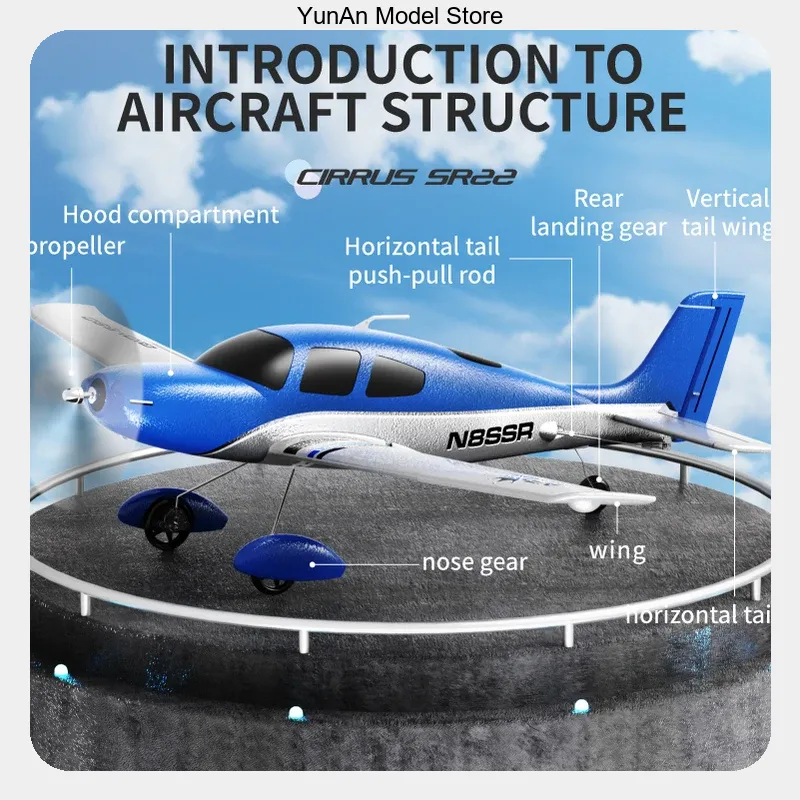 QIDI 580 Pesawat RC 4CH dengan - Rc Wing Glider ulasan dan harga