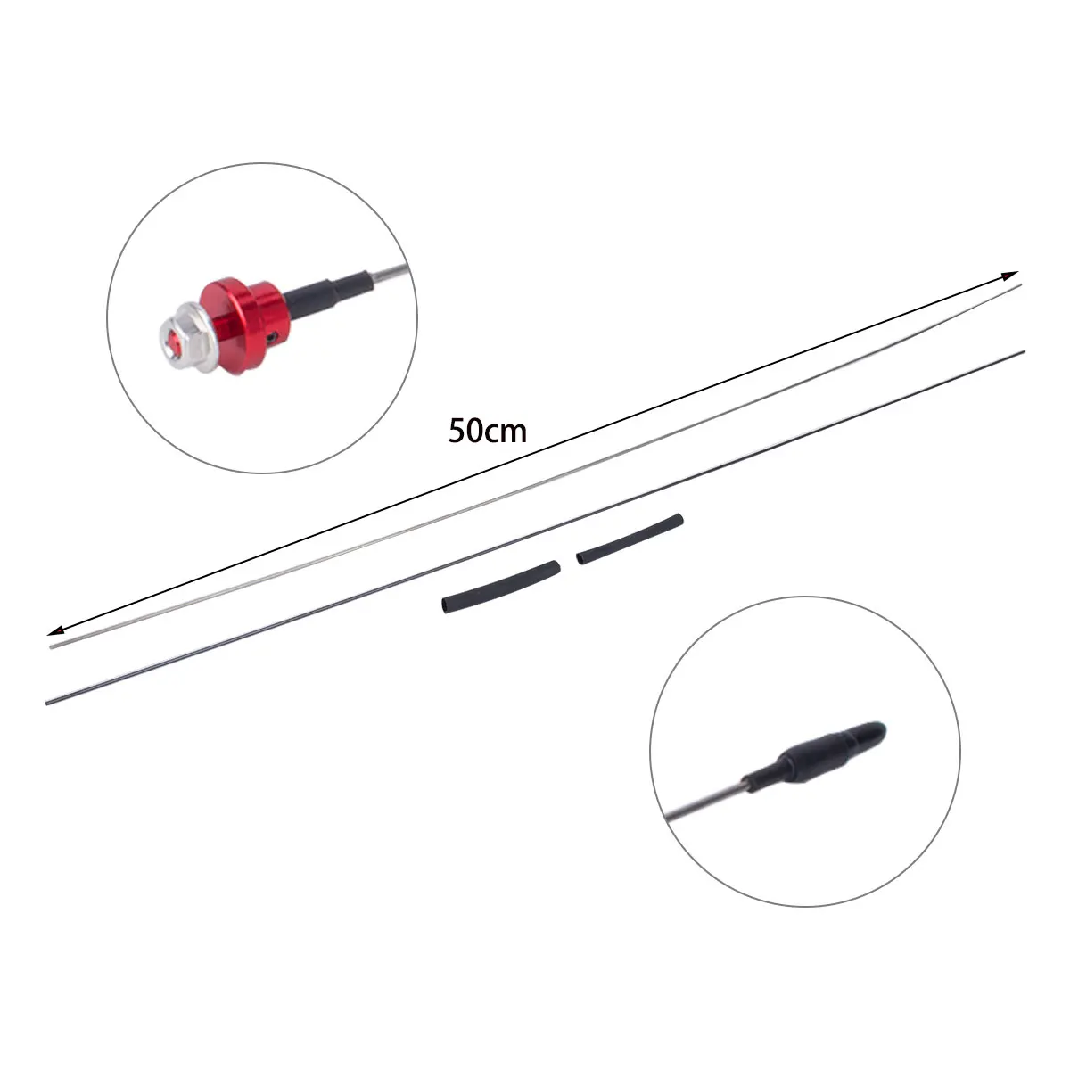 50cm simulasi logam antena dip - Rc Crawler Axle Parts ulasan dan harga