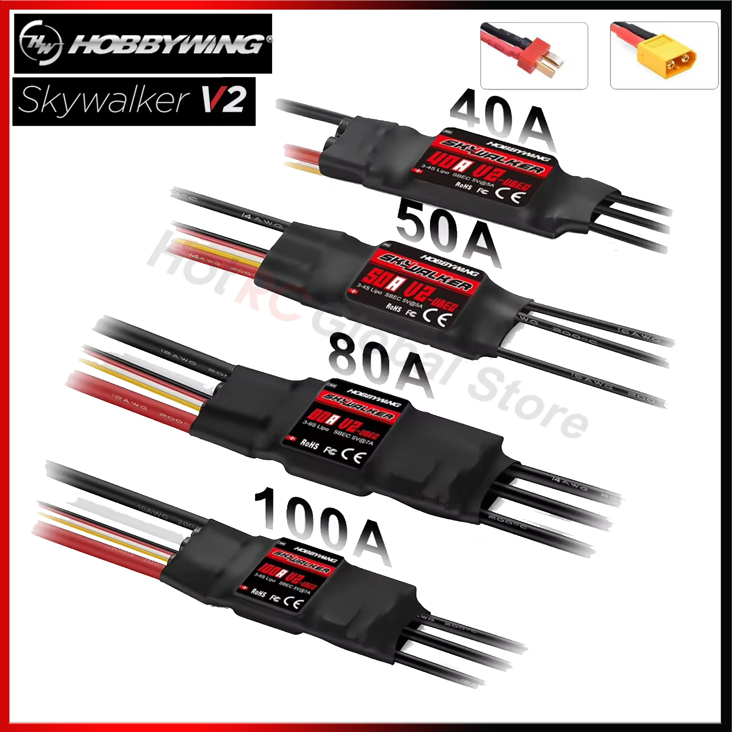 HOBBYWING Skywalker seri V2, k - Drone Rc Y Series ulasan dan harga
