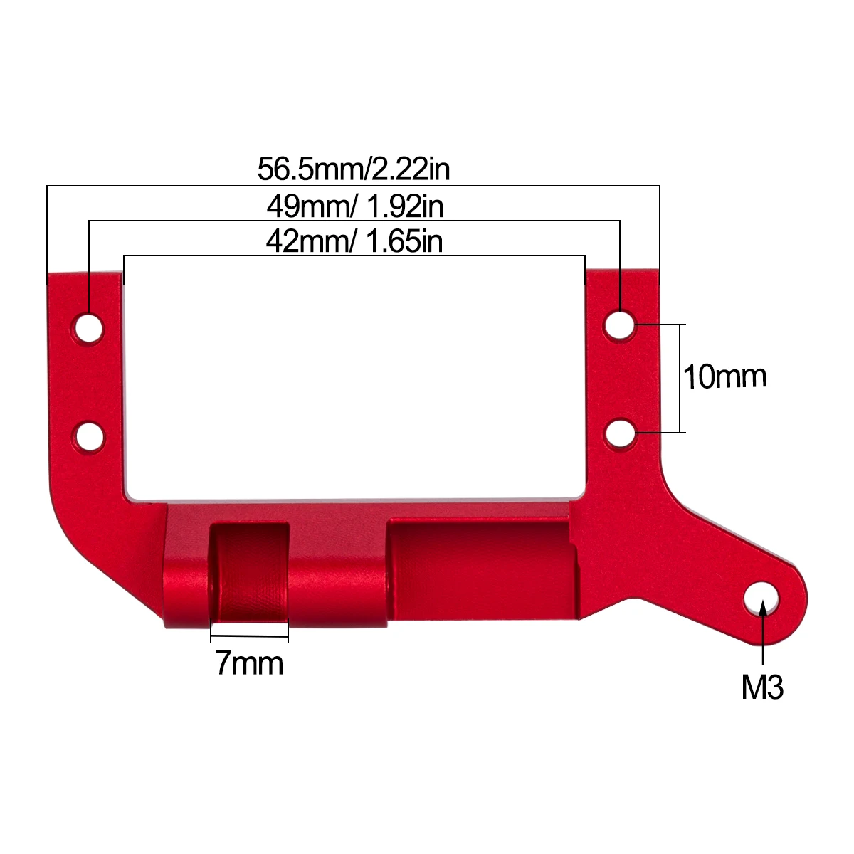 Dudukan Servo As Roda CNC Alum - Rc Crawler Axle Parts ulasan dan harga