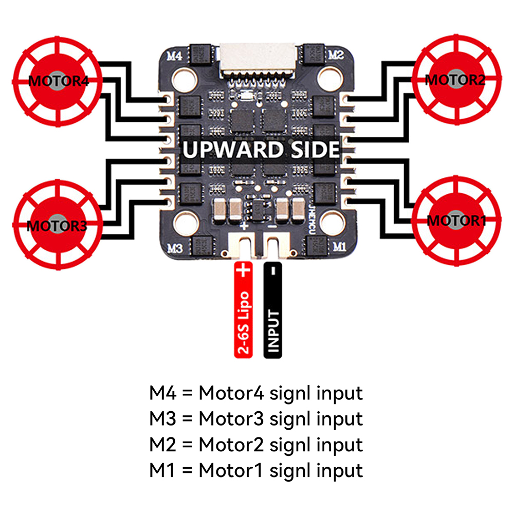 JHEMCU EM40A 40A BLheli_S 4in1 - Esc 4In1 Brushless ulasan dan harga